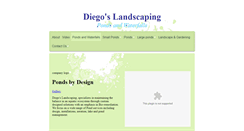 Desktop Screenshot of diegoslandscaping.com