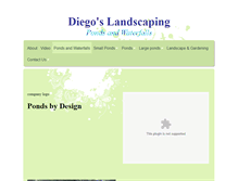 Tablet Screenshot of diegoslandscaping.com